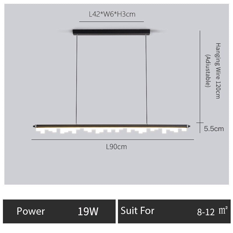 ChandeliersDecor.com-Kitchen Island-Blocks Hanging Light: Illuminate Your Space with Elegance