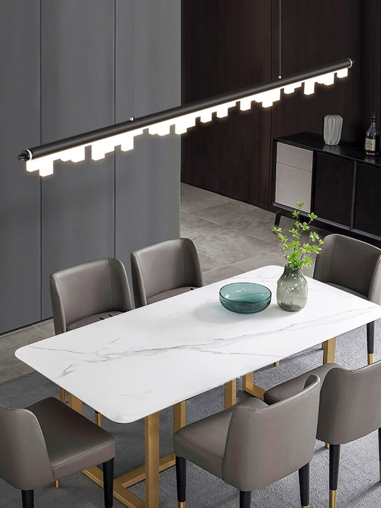 ChandeliersDecor.com-Kitchen Island-Blocks Hanging Light: Illuminate Your Space with Elegance