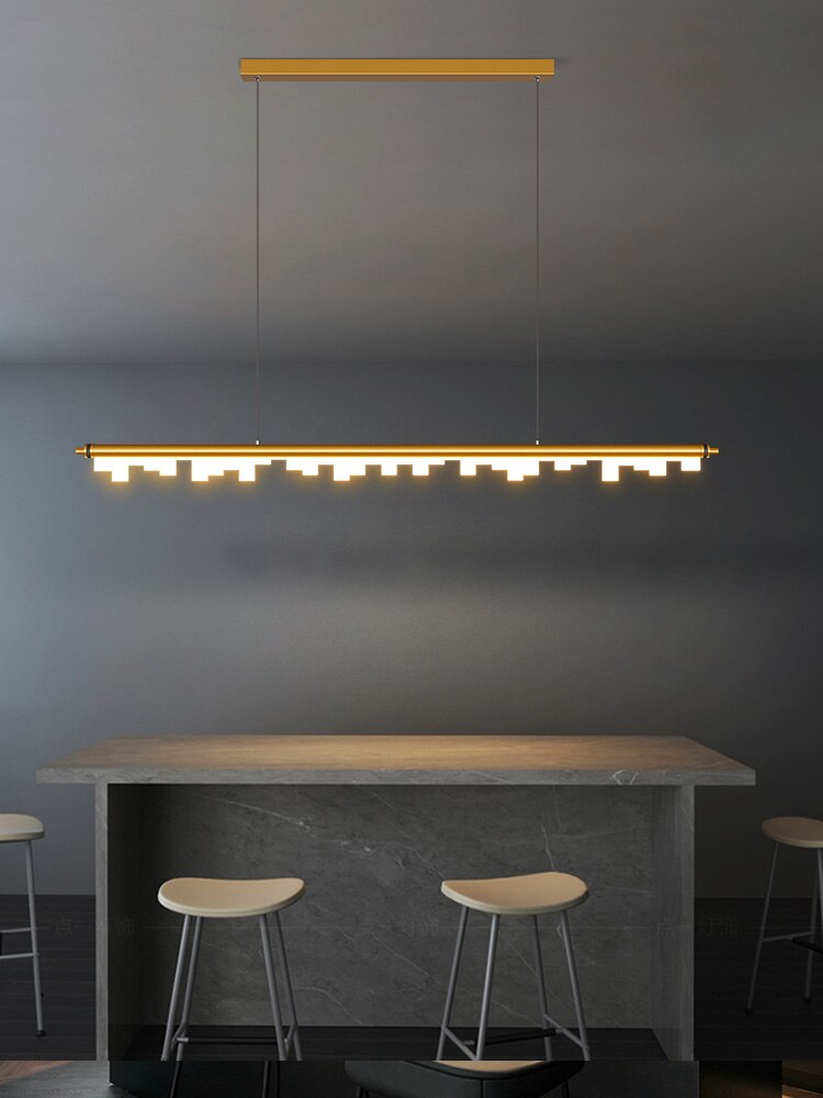 ChandeliersDecor.com-Kitchen Island-Blocks Hanging Light: Illuminate Your Space with Elegance