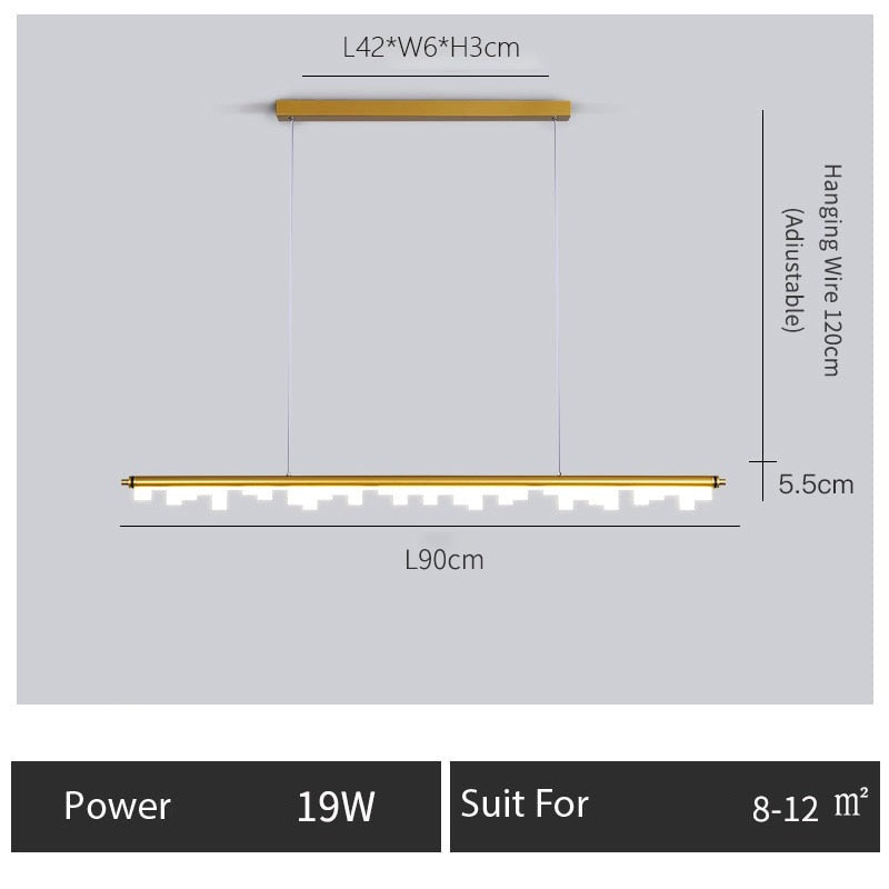 ChandeliersDecor.com-Kitchen Island-Blocks Hanging Light: Illuminate Your Space with Elegance