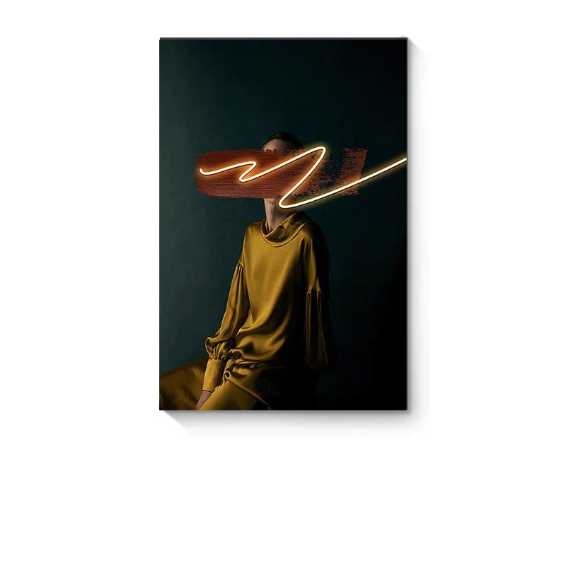 ChandeliersDecor.com-LED Wall Art-Bohemian Figure Porch LED Wall Art