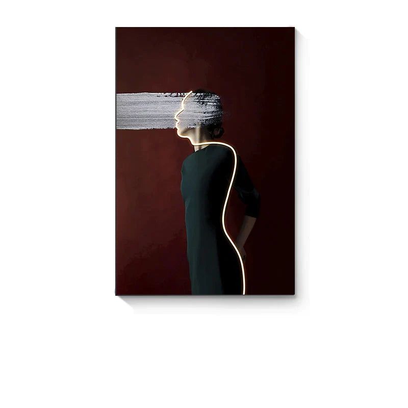 ChandeliersDecor.com-LED Wall Art-Bohemian Figure Porch LED Wall Art