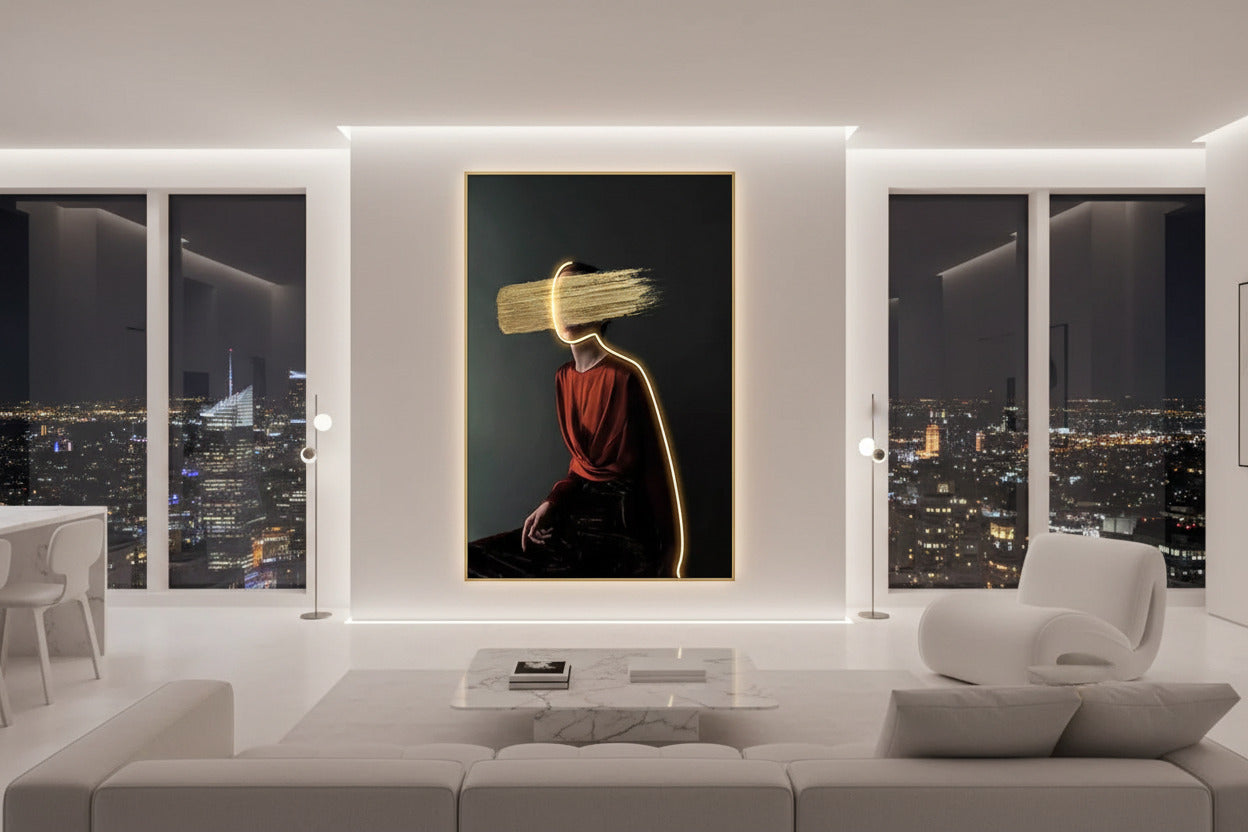ChandeliersDecor.com-LED Wall Art-Bohemian Figure Porch LED Wall Art