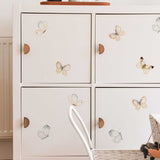 ChandeliersDecor.com-Kids Nursery Bohemian Wall Decals-Boho Butterfly Wall Stickers: Vibrant Decor