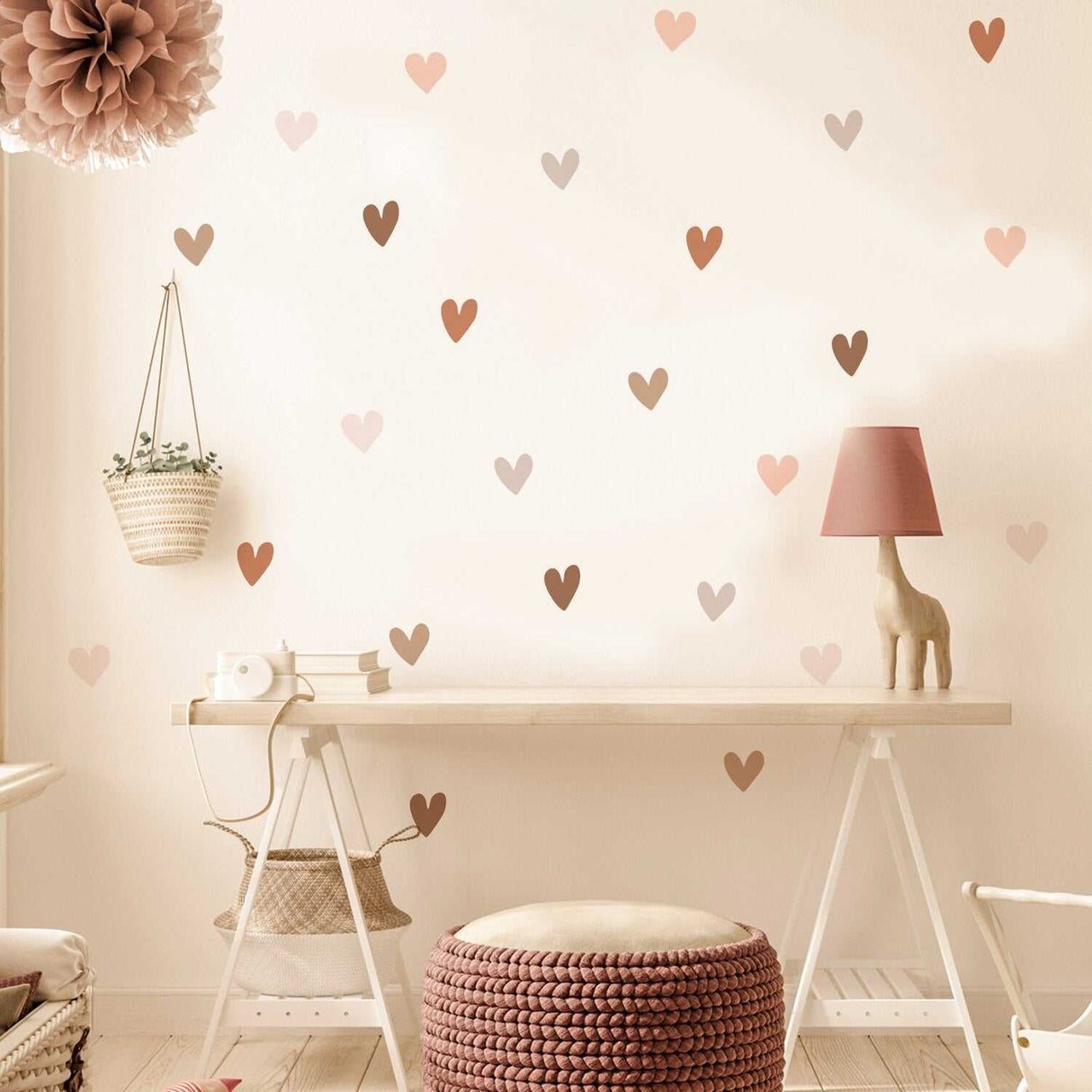 ChandeliersDecor.com-Kids Nursery Bohemian Wall Decals-Boho Butterfly Wall Stickers: Vibrant Decor