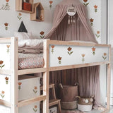 ChandeliersDecor.com-Kids Nursery Bohemian Wall Decals-Boho Flower Wall Decals - Elegant & Stylish Designs