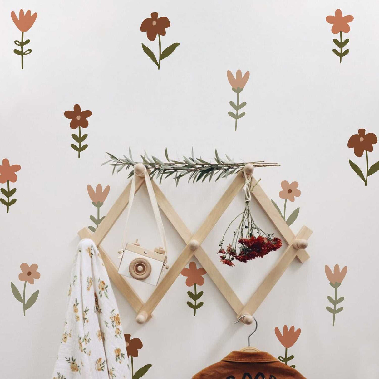 ChandeliersDecor.com-Kids Nursery Bohemian Wall Decals-Boho Flower Wall Decals - Elegant & Stylish Designs
