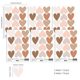 ChandeliersDecor.com-Kids Nursery Bohemian Wall Decals-Boho Hearts Wall Decals: Express Your Style