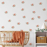 ChandeliersDecor.com-Kids Nursery Bohemian Wall Decals-Boho Hearts Wall Sticker