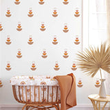 ChandeliersDecor.com-Kids Nursery Bohemian Wall Decals-Boho Hearts Wall Stickers: Enchanting Decor