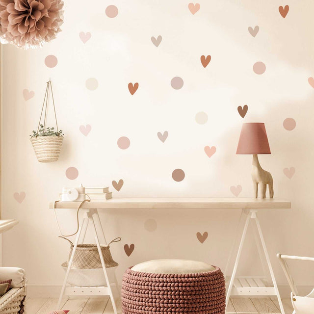 ChandeliersDecor.com-Kids Nursery Bohemian Wall Decals-Boho Pattern Nursery Wall Stickers - Adhesive Decals
