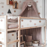 ChandeliersDecor.com-Kids Nursery Bohemian Wall Decals-Boho Polka Dots Nursery Kids Wall Stickers