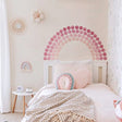 ChandeliersDecor.com-Kids Room Nursery Decals-Boho Rainbow Bohemian Polka Wall Stickers