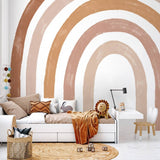ChandeliersDecor.com-Home Decor Decals-Boho Rainbow Wall Decal | Large Boho Rainbow Wall Sticker