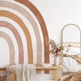 ChandeliersDecor.com-Home Decor Decals-Boho Rainbow Wall Decal | Large Boho Rainbow Wall Sticker