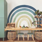 ChandeliersDecor.com-Home Decor Decals-Boho Rainbow Wall Decal - Large Wall Sticker