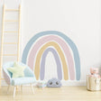 ChandeliersDecor.com-Home Decor Decals-Boho Rainbow Wall Decal: Vibrant and Stylish Décor