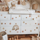 ChandeliersDecor.com-Kids Nursery Bohemian Wall Decals-Boho Stars Wall Decal - Decorative Decals & Artwork