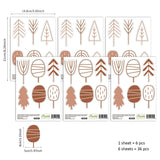 ChandeliersDecor.com-Kids Nursery Bohemian Wall Decals-Boho Woodland Trees Wall Decal - Bring Nature Indoors