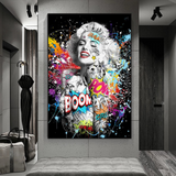 ChandeliersDecor.com-Wall Posters-Boom Marilyn Poster - For All Music Lovers