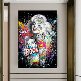 ChandeliersDecor.com-Wall Posters-Boom Marilyn Poster - For All Music Lovers
