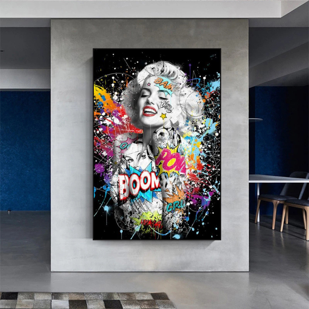 ChandeliersDecor.com-Wall Posters-Boom Marilyn Poster - For All Music Lovers