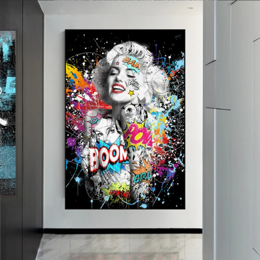 ChandeliersDecor.com-Wall Posters-Boom Marilyn Poster - For All Music Lovers