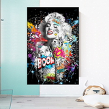 ChandeliersDecor.com-Wall Posters-Boom Marilyn Poster - For All Music Lovers
