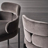 ChandeliersDecor.com-Dining Chairs-Boucle Minimalist Modern Dining Chair