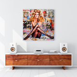 ChandeliersDecor.com-Wall Posters-Brigitte Bardot Art: Canvas Wall Decor