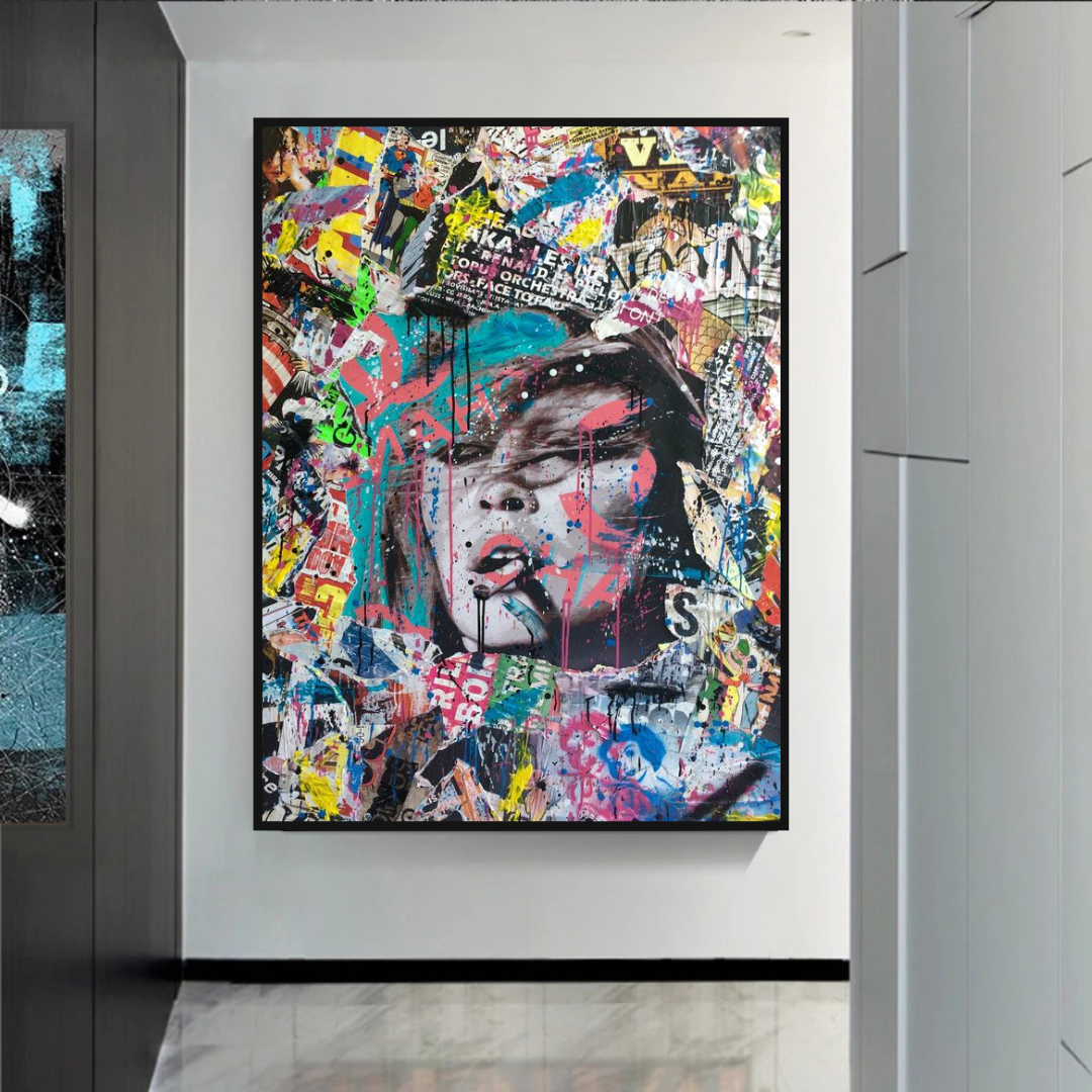 ChandeliersDecor.com-Wall Posters-Brigitte Bardot Canvas Wall Art - Exquisite Decor for Walls