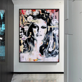 ChandeliersDecor.com-Wall Posters-Brigitte Bardot Canvas Wall Art - Iconic and Timeless Decoration
