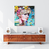 ChandeliersDecor.com-Wall Posters-Brigitte Bardot Poster: Pop Art Canvas Wall Art