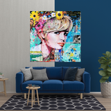 ChandeliersDecor.com-Wall Posters-Brigitte Bardot Poster: Pop Art Canvas Wall Art