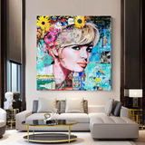 ChandeliersDecor.com-Wall Posters-Brigitte Bardot Poster: Pop Art Canvas Wall Art