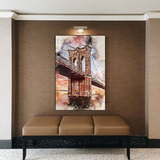 ChandeliersDecor.com-Wall Posters-Brooklyn Bridge Poster Stunning Artwork for Your Walls