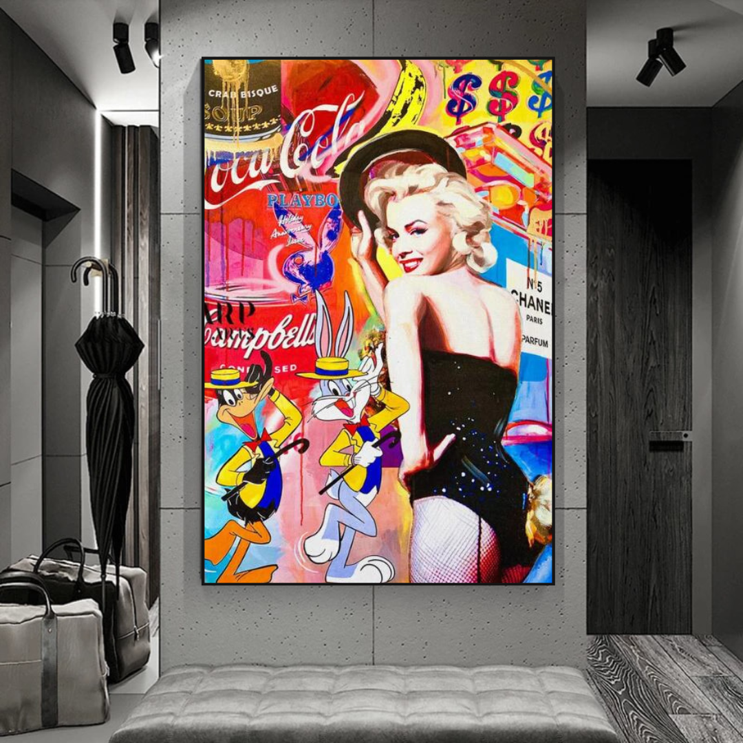 ChandeliersDecor.com-Wall Posters-Bugs and Duffy - Marilyn Poster: Exquisite and Iconic