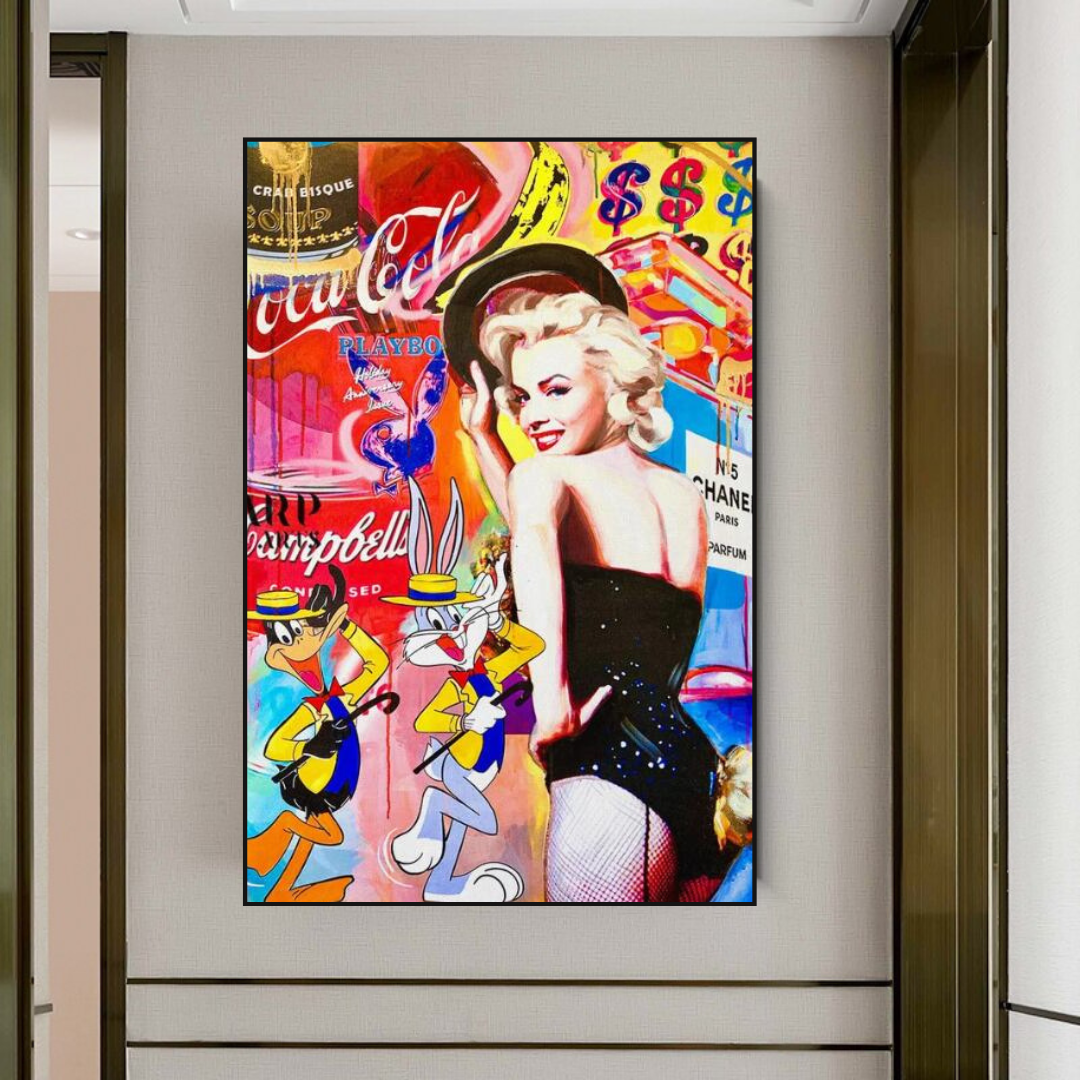ChandeliersDecor.com-Wall Posters-Bugs and Duffy - Marilyn Poster: Exquisite and Iconic