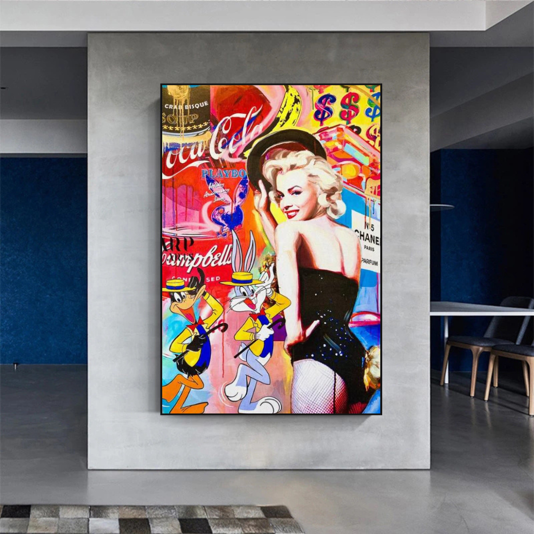 ChandeliersDecor.com-Wall Posters-Bugs and Duffy - Marilyn Poster: Exquisite and Iconic