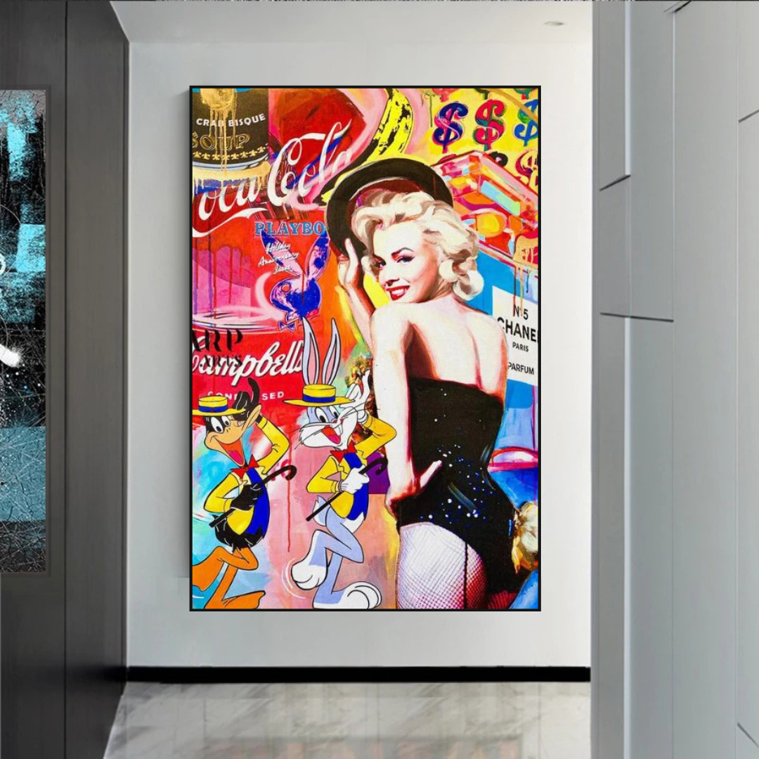 ChandeliersDecor.com-Wall Posters-Bugs and Duffy - Marilyn Poster: Exquisite and Iconic