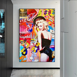 ChandeliersDecor.com-Wall Posters-Bugs and Duffy - Marilyn Poster: Exquisite and Iconic