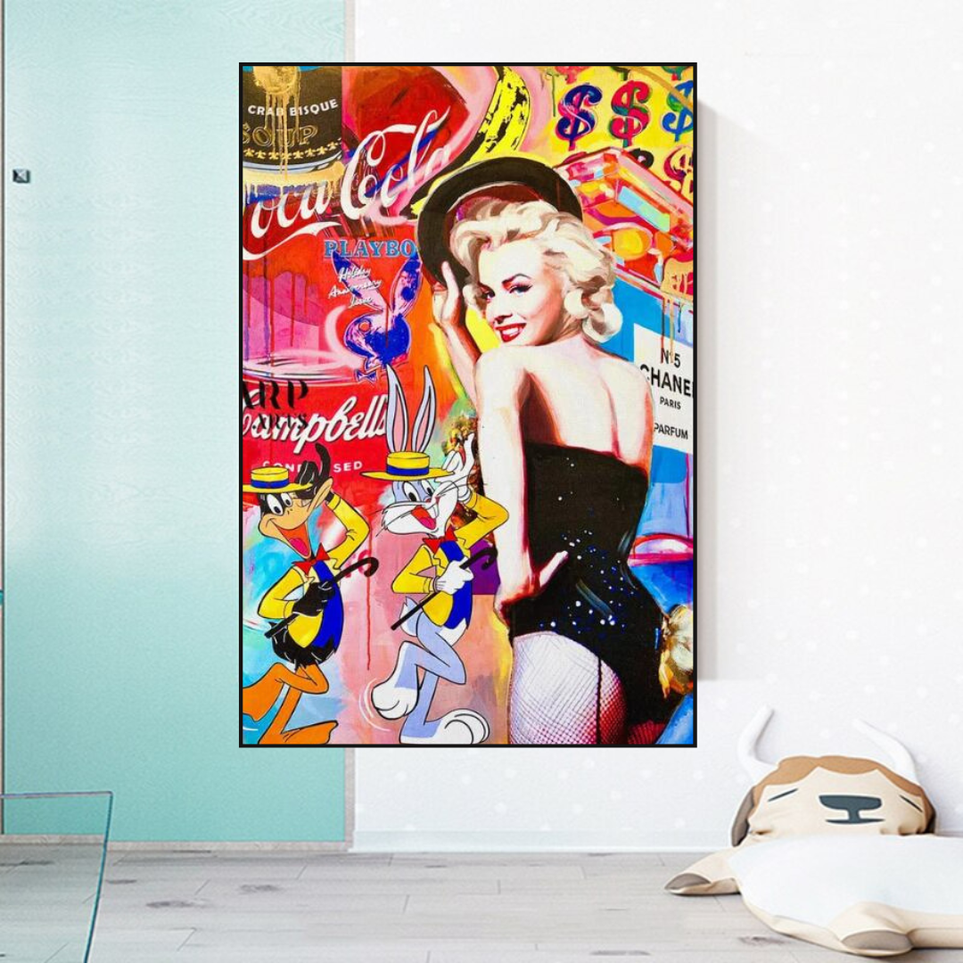 ChandeliersDecor.com-Wall Posters-Bugs and Duffy - Marilyn Poster: Exquisite and Iconic