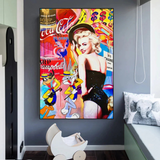 ChandeliersDecor.com-Wall Posters-Bugs and Duffy - Marilyn Poster: Exquisite and Iconic
