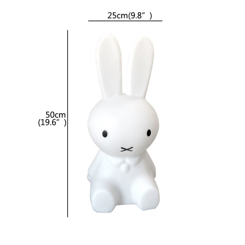 ChandeliersDecor.com-Kids Room Nursery Lighting-Bunny Rabbit Lamp Cute LED Table Lamp for Kids Room