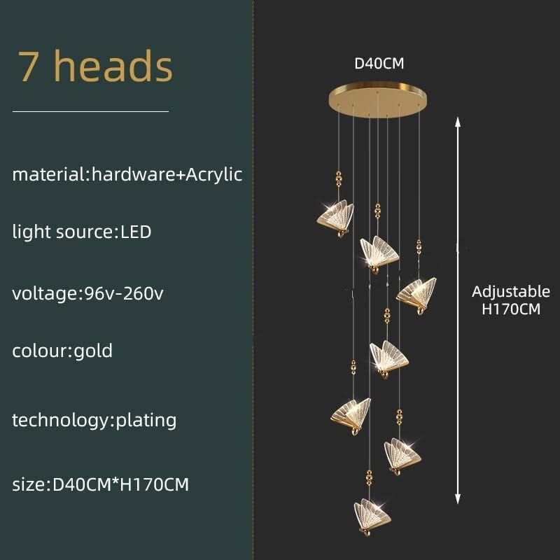 Butterfly Acrylic Chandelier - Exquisite Lighting Décor-ChandeliersDecor.com