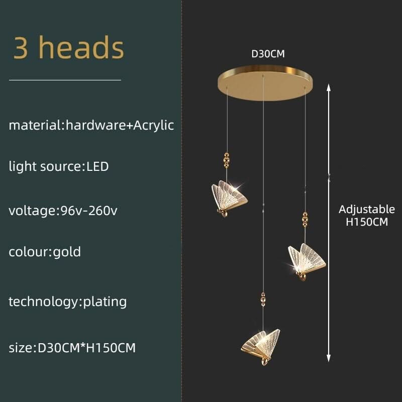 Butterfly Acrylic Chandelier - Exquisite Lighting Décor-ChandeliersDecor.com