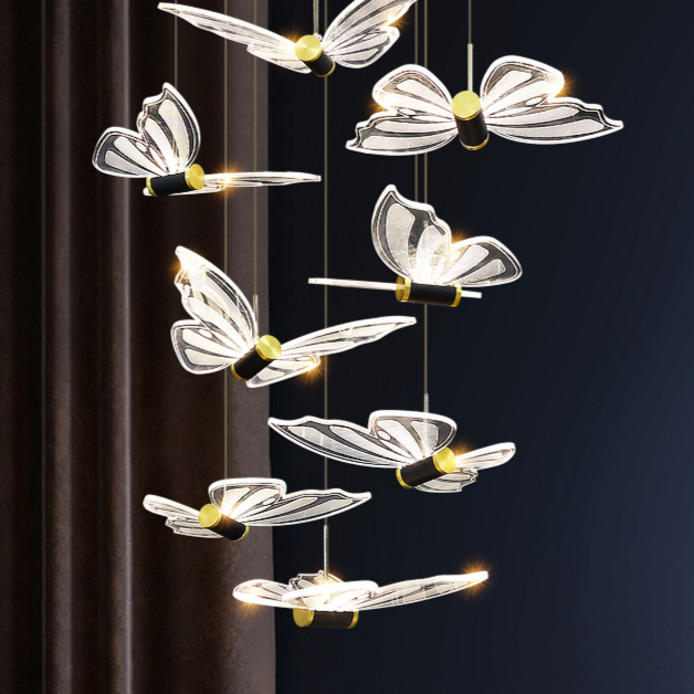 ChandeliersDecor.com-Staircase Chandelier-Butterfly Chandelier - Exclusive and Elegant Décor.