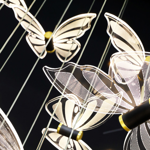 ChandeliersDecor.com-Staircase Chandelier-Butterfly Chandelier - Exclusive and Elegant Décor.