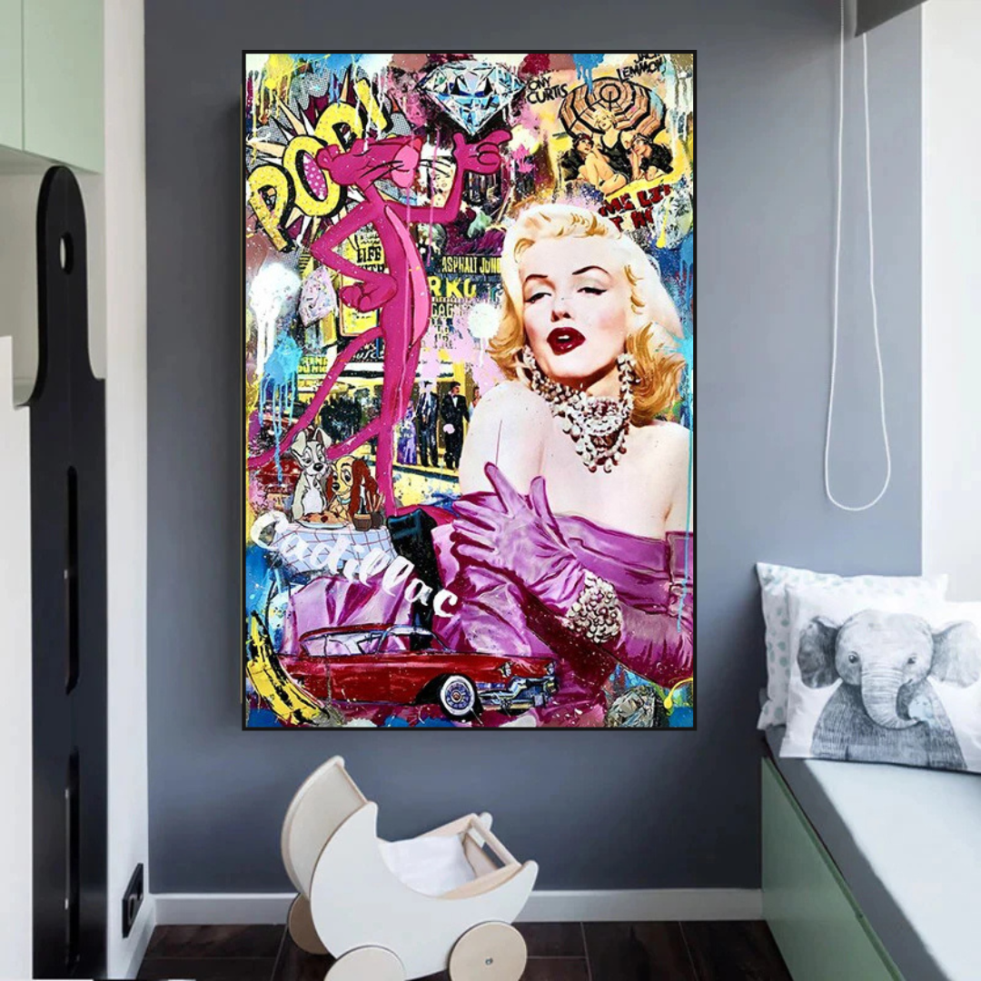 ChandeliersDecor.com-Wall Posters-Cadillac Marilyn Poster Collection – Automotive Decor