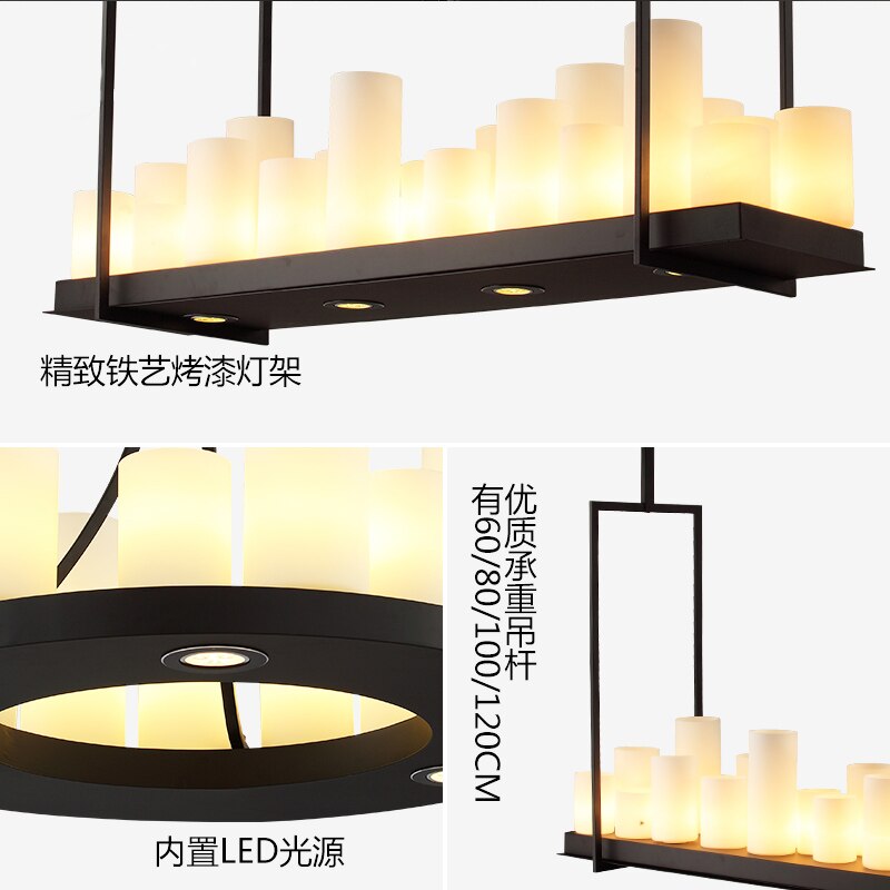 ChandeliersDecor.com-Kitchen Island-Candles Chandelier: Illuminate Your Space with Elegance